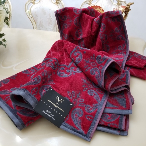 DolceVita Rio Cotton Velour 6 Piece Bath Towel Set - Picture 3 of 8